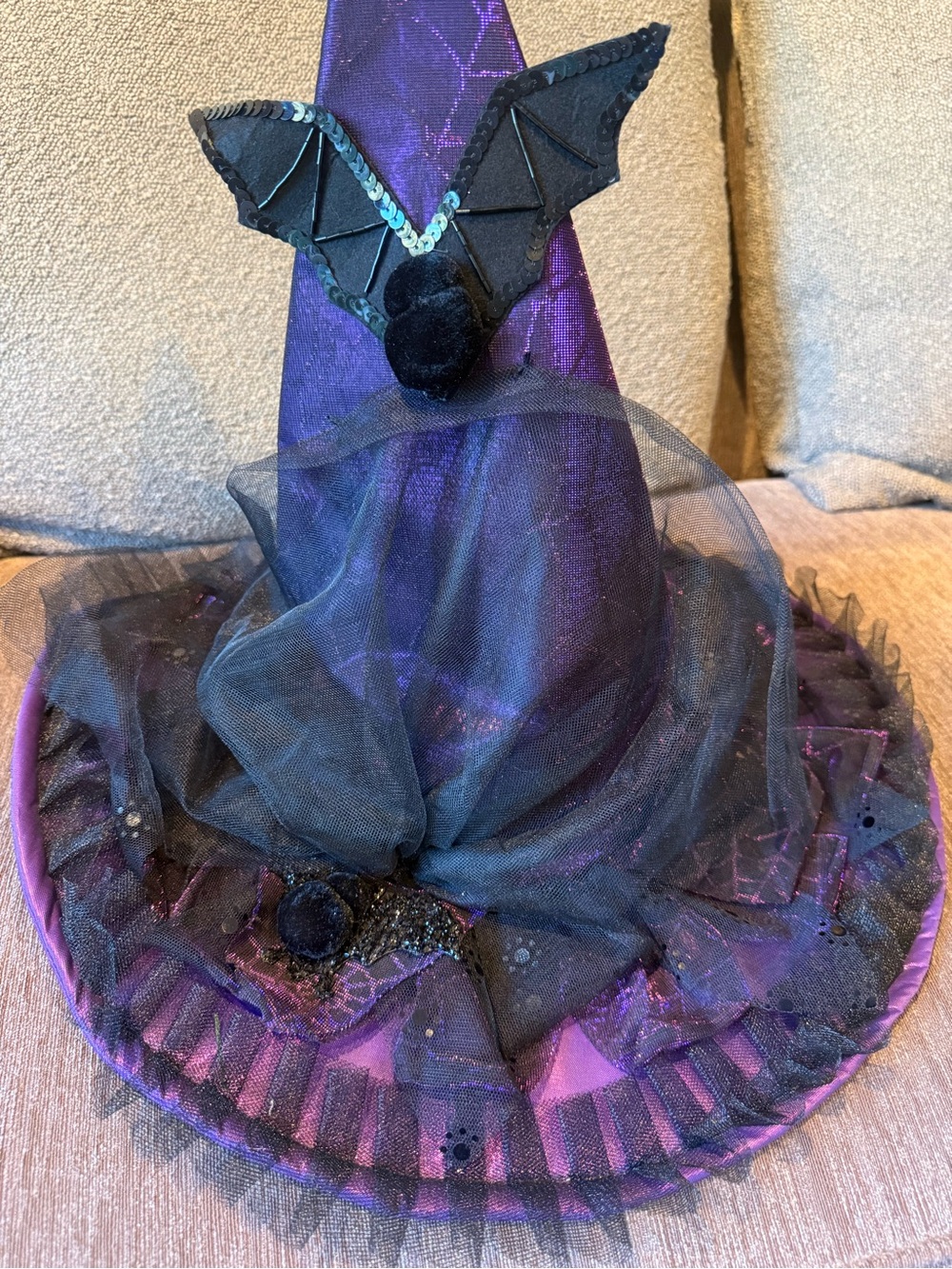 Purple Witch Hat women’s Costume Accessory - Picture 5 of 6